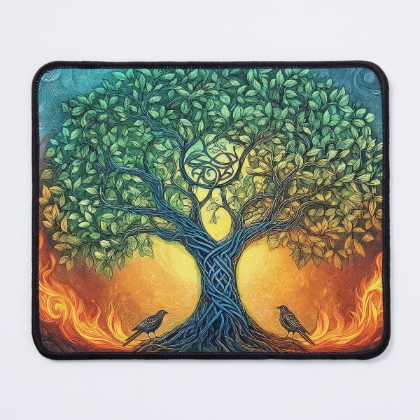 Item preview, Tree of Life Pagan Wiccan. Crows designed and sold by thewandswant.