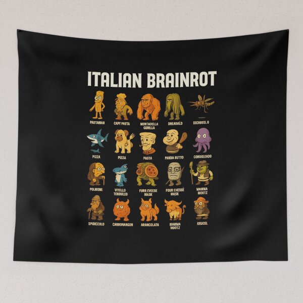 Item preview, Italian Brainrot Funny Meme Character Collection designed and sold by jotaro210.