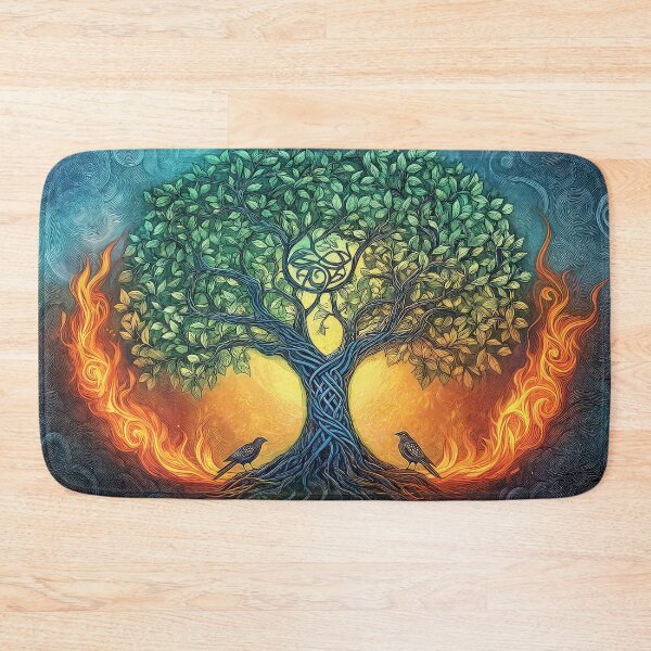 Item preview, Tree of Life Pagan Wiccan. Crows designed and sold by thewandswant.