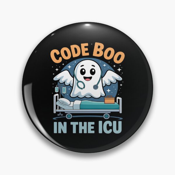 Artikelvorschau, Code Boo auf der Intensivstation Halloween-Design für die Intensivstation entworfen und verkauft von petrichorsworld.