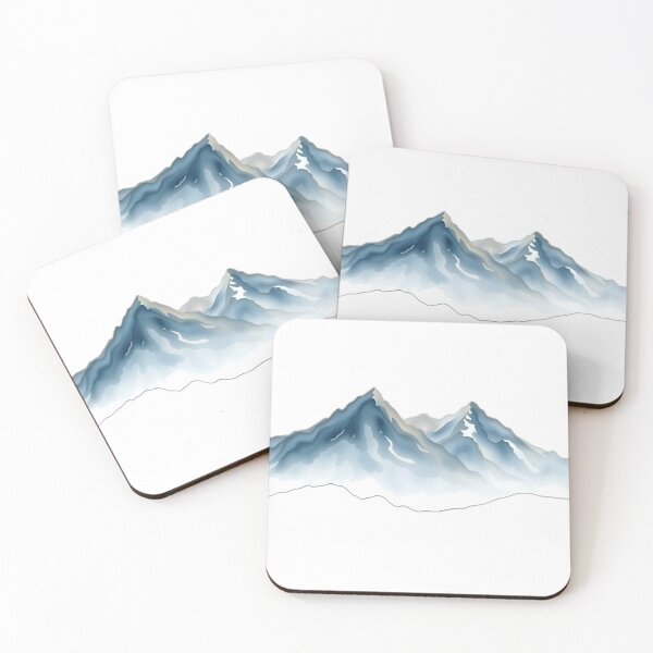 Item preview, Watercolor Majestic Mountains designed and sold by sharon1210.