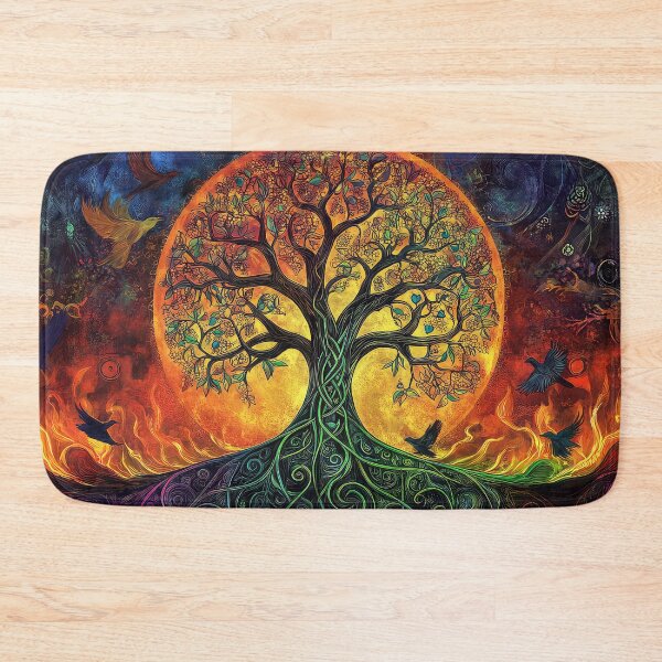 Item preview, Tree of Life Pagan Wiccan. Crows designed and sold by thewandswant.