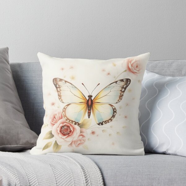 Item preview, Vintage Butterfly with Pastel Floral Elements designed and sold by sharon1210.