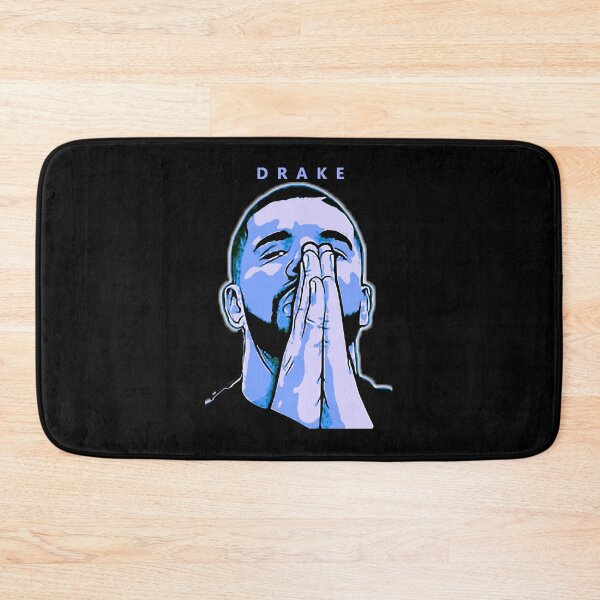 Item preview, Drake Prayer Pose Blue Minimal Pop Portrait designed and sold by jotaro201.