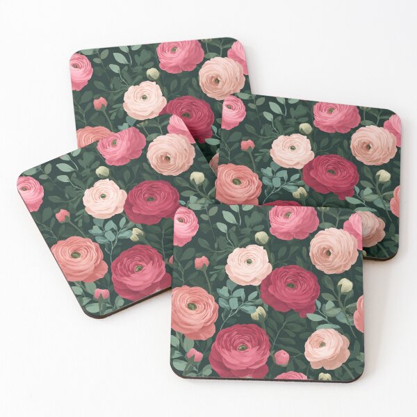 Item preview, Minimalistic Lush Ranunculus Texture For Teacher Gift designed and sold by RoyalStarsPatts.