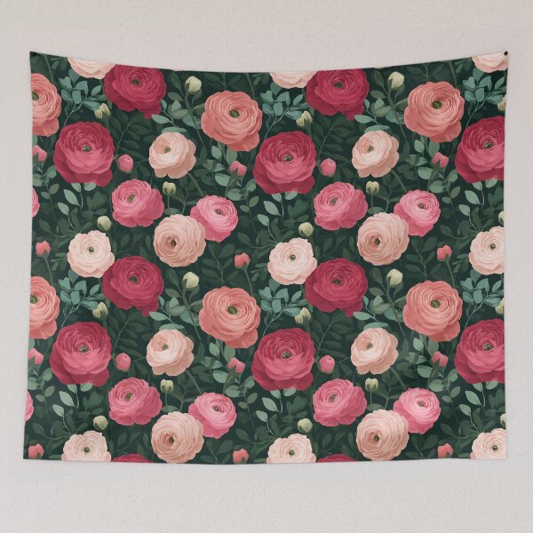 Item preview, Minimalistic Lush Ranunculus Texture For Teacher Gift designed and sold by RoyalStarsPatts.