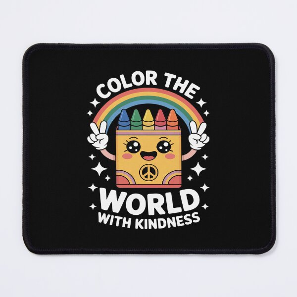 Item preview, Color The World With Kindness Crayon Mental Health Awareness designed and sold by petrichorsworld.
