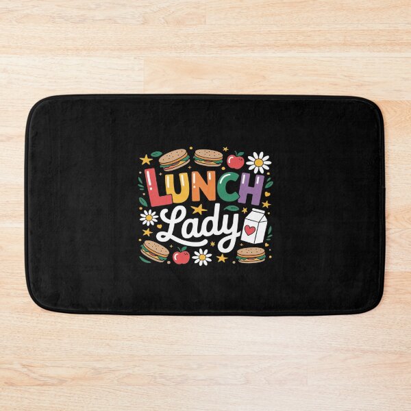 Item preview, Colorful Lunch Lady Appreciation Retro Back To School designed and sold by petrichorsworld.