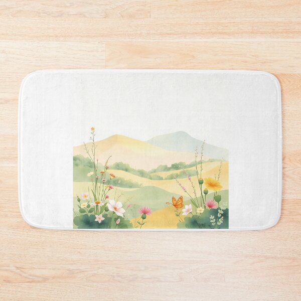 Item preview, Pastel Watercolor Landscape with Flora and Fauna designed and sold by sharon1210.