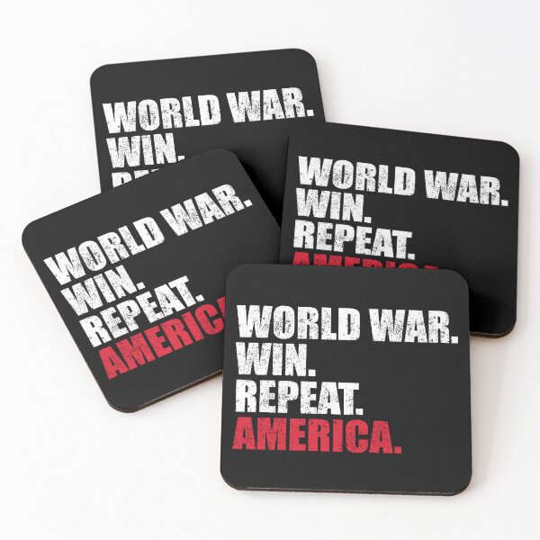 Item preview, World War Win Repeat America Quote designed and sold by SoapMathiW7.