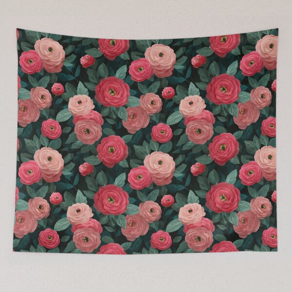 Item preview, Bold Fresh Ranunculus Illustration For Floral Theme designed and sold by RoyalStarsPatts.
