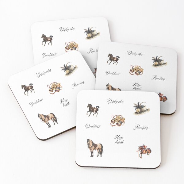 Item preview, Derby Vibes and Horse Racing Sticker Set designed and sold by Anastasiia Yurevych.
