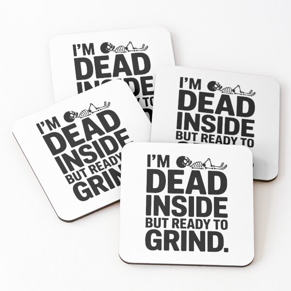 Item preview, Dead Inside Ready Grind Skeleton  designed and sold by Linnea-Arts.