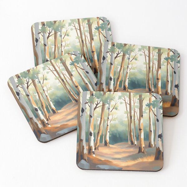 Item preview, Cozy Pastel Forest Impression designed and sold by sharon1210.