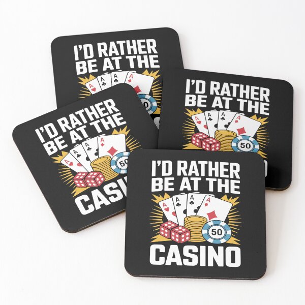 Item preview, Cool Casino Lover Casino Gambling Gambler I'd Rather Be At The Casino designed and sold by petrichorsworld.