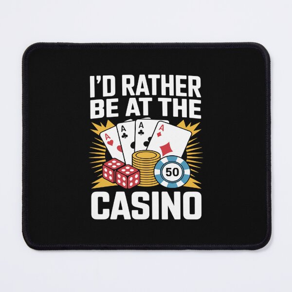 Item preview, Cool Casino Lover Casino Gambling Gambler I'd Rather Be At The Casino designed and sold by petrichorsworld.