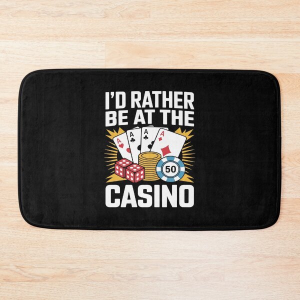 Item preview, Cool Casino Lover Casino Gambling Gambler I'd Rather Be At The Casino designed and sold by petrichorsworld.