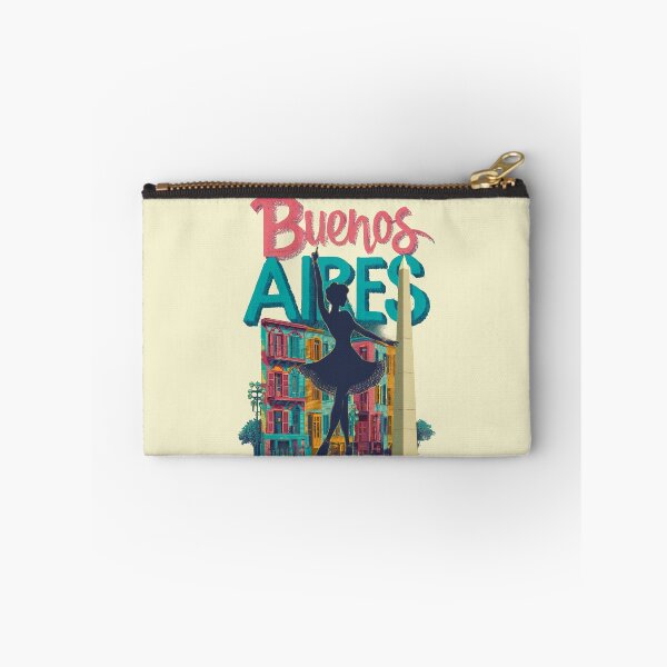 Item preview, Buenos Aires Design – Tango Dancer, Colorful Houses & Obelisk Illustration designed and sold by Meiersbeste.