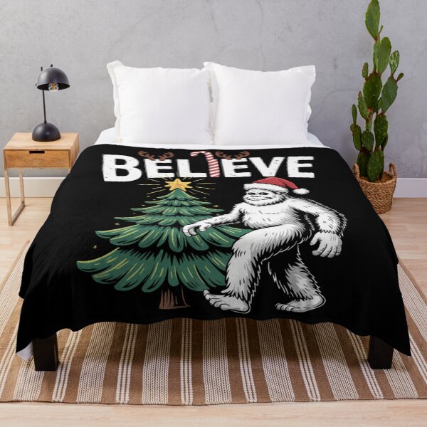 Item preview, Bigfoot Sasquatch Santa Christmas designed and sold by WalshDrawnLaugh.