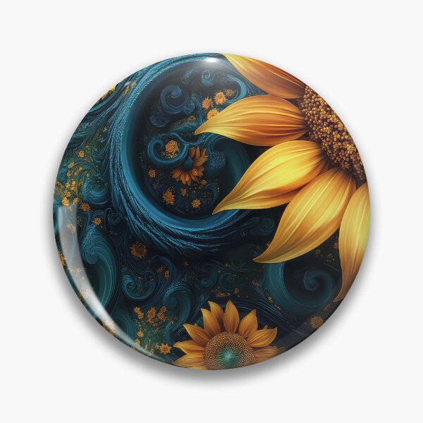 Item preview, Sunflower Fractal Art Design designed and sold by thewandswant.