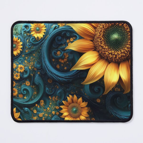 Item preview, Sunflower Fractal Art Design designed and sold by thewandswant.