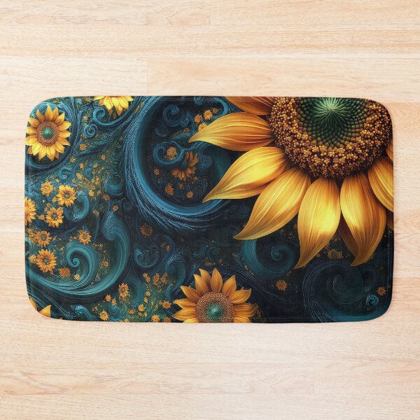 Item preview, Sunflower Fractal Art Design designed and sold by thewandswant.