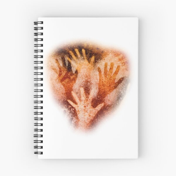 Item preview, Ancient Cave Handprints Art - Cueva de las Manos detail designed and sold by EdgyEdgeArt.