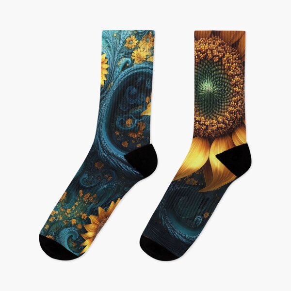 Item preview, Sunflower Fractal Art Design designed and sold by thewandswant.