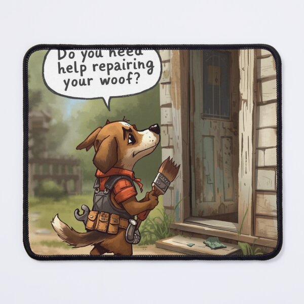Item preview, Cute Repair Dog designed and sold by Furrista.