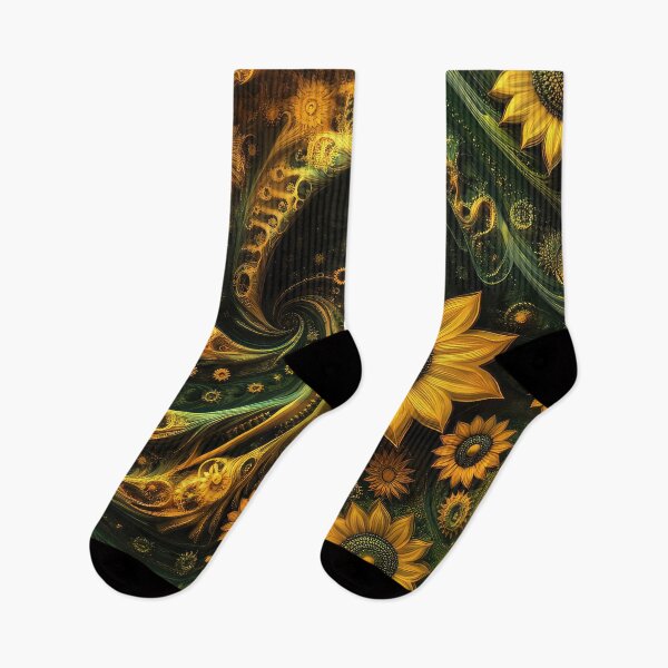 Item preview, Sunflower Fractal Art Design designed and sold by thewandswant.