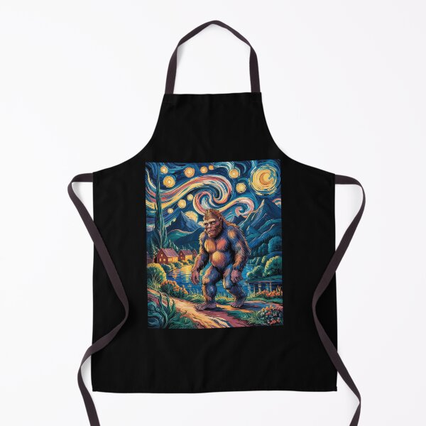 Item preview, Bigfoot Starry Night Sasquatch designed and sold by WalshDrawnLaugh.