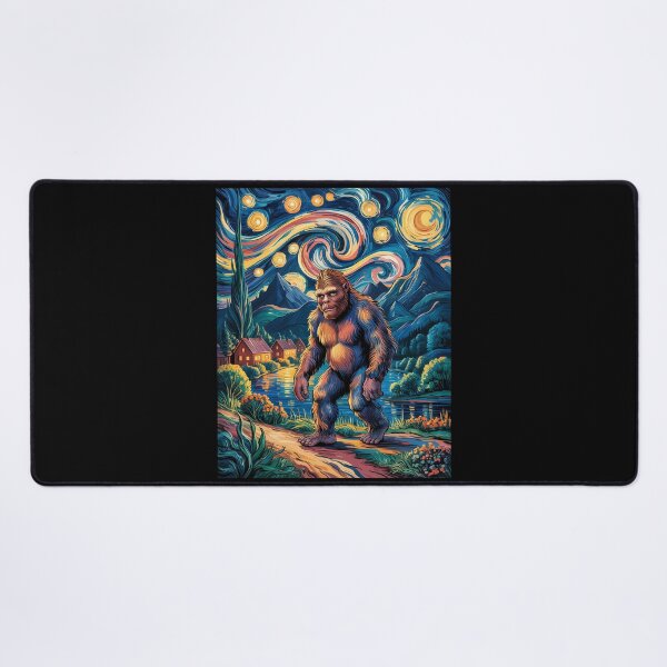 Item preview, Bigfoot Starry Night Sasquatch designed and sold by WalshDrawnLaugh.