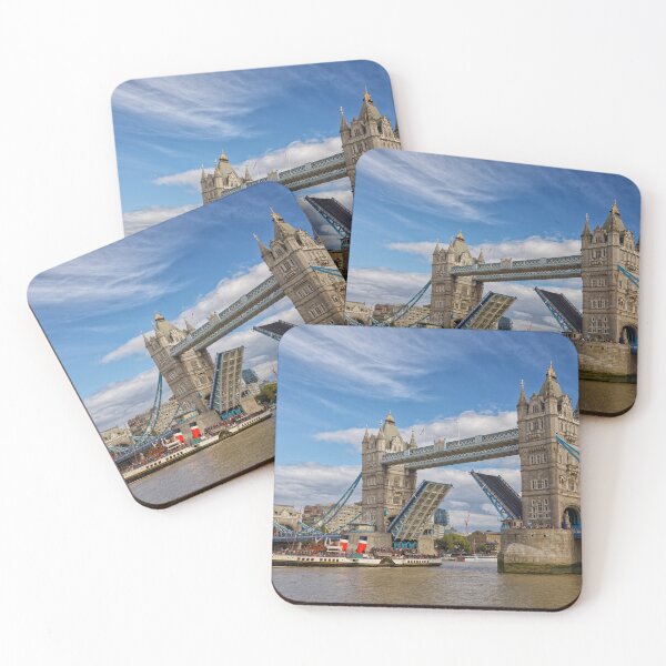 Item preview, Paddle Steamer Waverley steaming through Tower Bridge London England UK designed and sold by John Gilham - Landscape Photography.