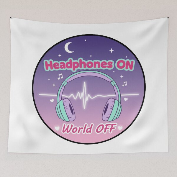 Item preview, Headphones ON, World OFF designed and sold by Gnfree.