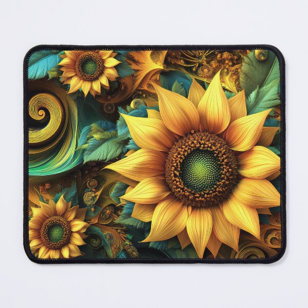 Item preview, Sunflower Fractal Art Design designed and sold by thewandswant.