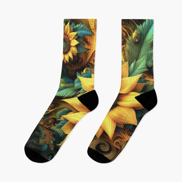 Item preview, Sunflower Fractal Art Design designed and sold by thewandswant.