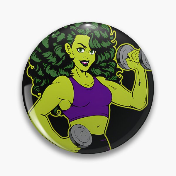 Item preview, She-Hulk Athletic Club Colorful designed and sold by JIMMYDER.