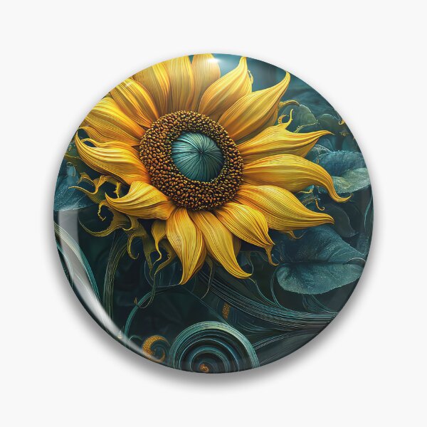 Item preview, Sunflower Fractal Art Design designed and sold by thewandswant.