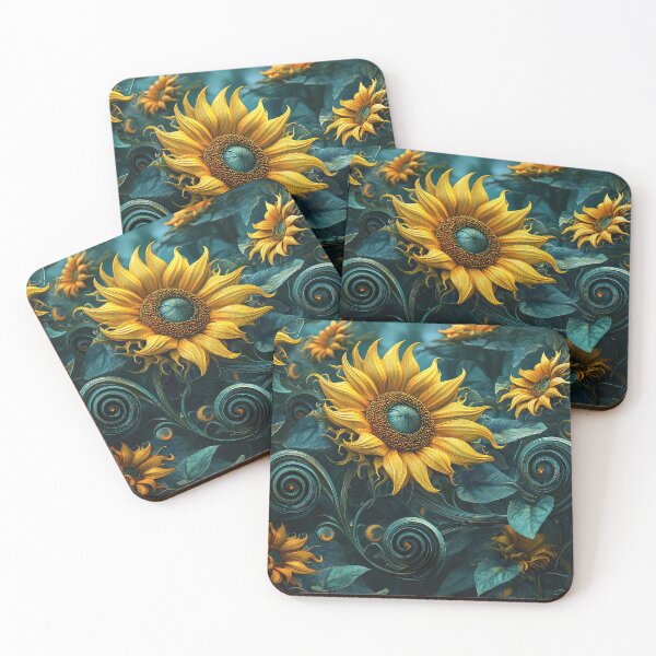 Item preview, Sunflower Fractal Art Design designed and sold by thewandswant.