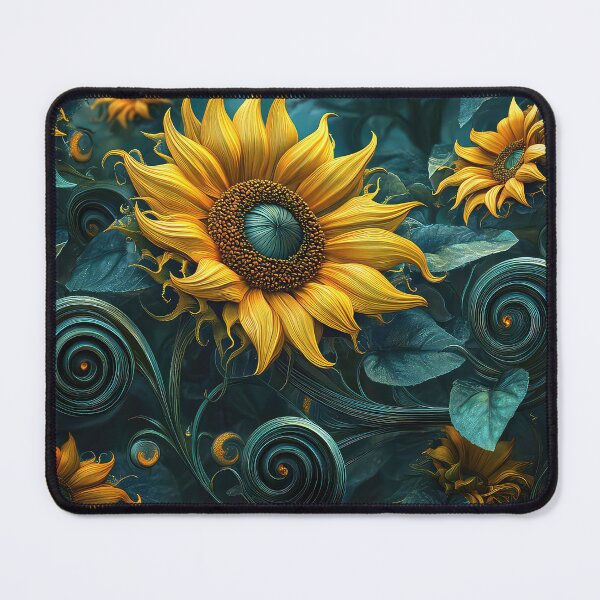 Item preview, Sunflower Fractal Art Design designed and sold by thewandswant.