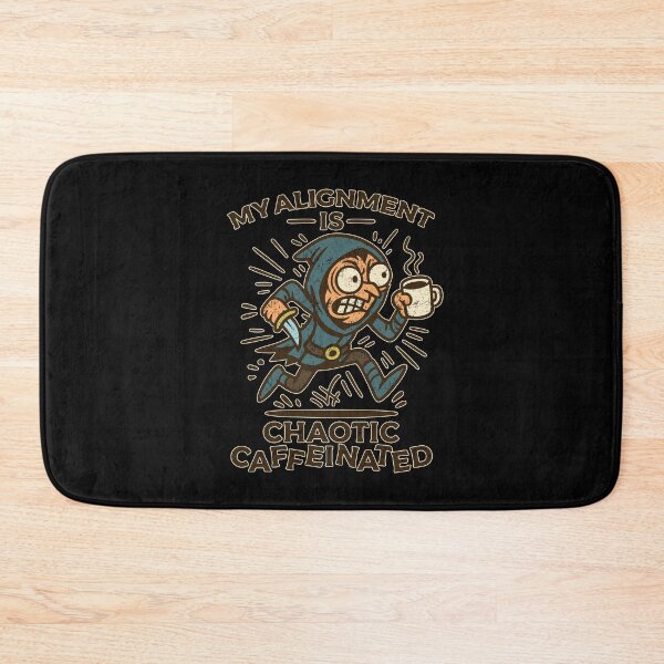 Item preview, My Alignment is Chaotic Caffeinated DnD designed and sold by wolfkin-design.
