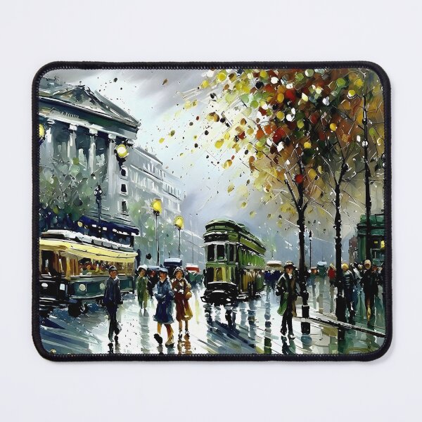 Item preview, Boulevard de la Madeleine in Paris, a Belle Époque Streetscape (5) designed and sold by artdesignsnow.