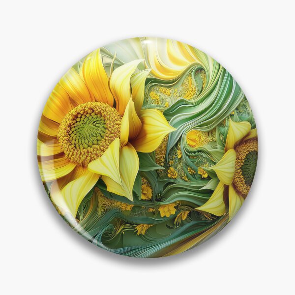 Item preview, Sunflower Fractal Art Design designed and sold by thewandswant.