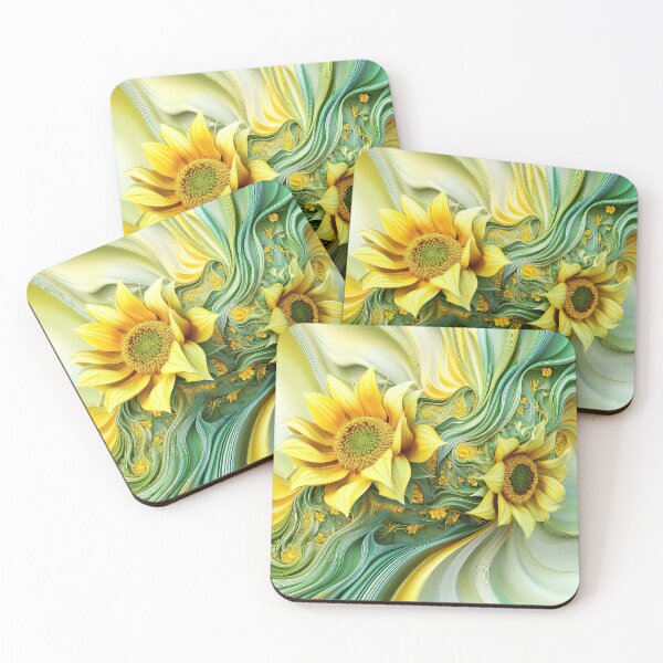 Item preview, Sunflower Fractal Art Design designed and sold by thewandswant.