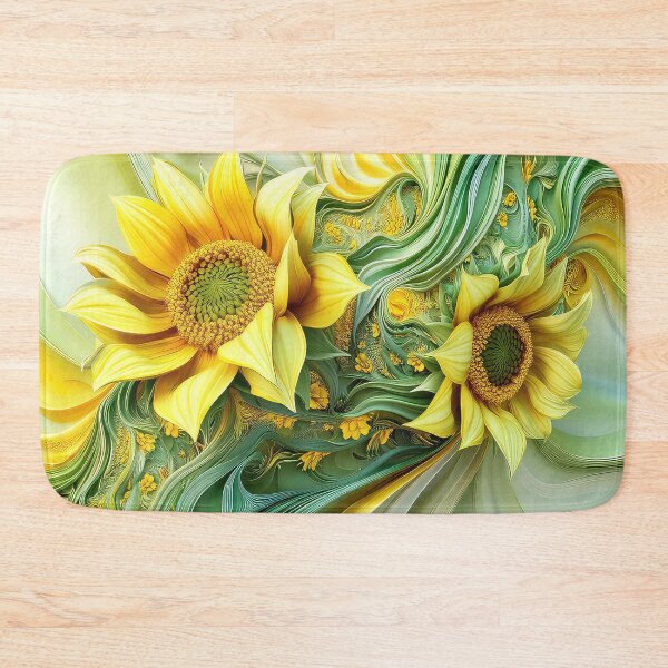 Item preview, Sunflower Fractal Art Design designed and sold by thewandswant.
