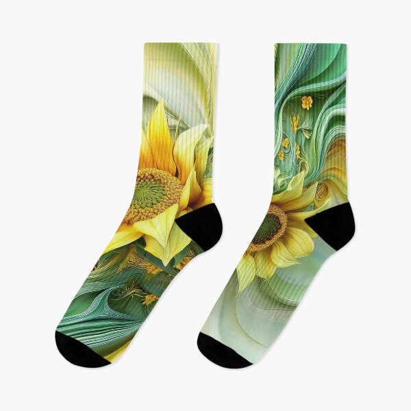 Item preview, Sunflower Fractal Art Design designed and sold by thewandswant.