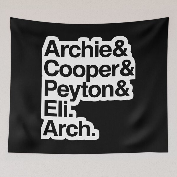 Item preview,  Manning Football Legacy Ampersand Style Sticker designed and sold by BarbaraBai8.