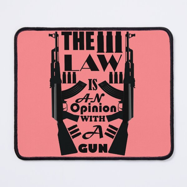 Item preview, Top Machine gun designBold 2nd Amendment Law Quote | Black & White Gun Rights Typography Graphic designed and sold by Abaseen.