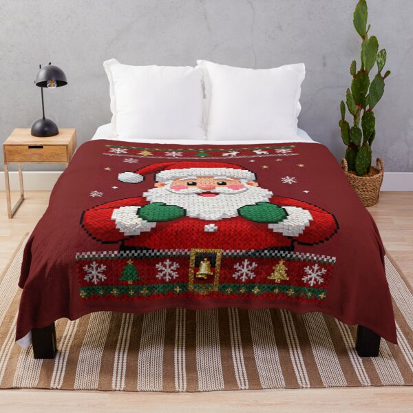 Artikelvorschau, Weihnachtsmütze, hässlicher Weihnachtspullover, Glöckchen, Rentier, Vintage entworfen und verkauft von SunfullyYours.
