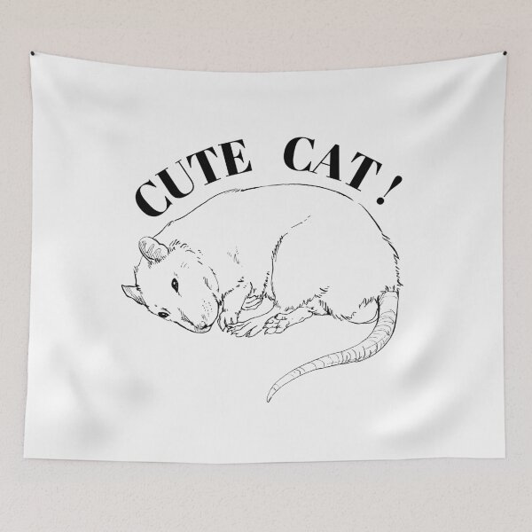 Item preview, Possum cat irony designed and sold by Variety Arts.